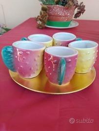 Ricordi di Calabria:Tazzine fico d'India e bottigl