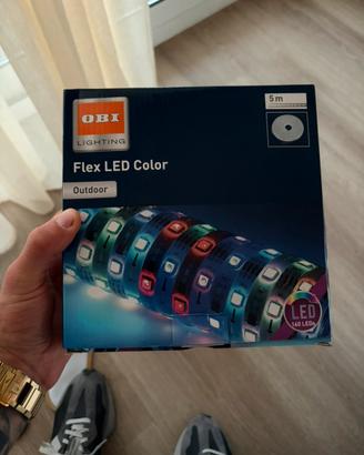 Striscia LED OBI Lighting 5 metri da esterno RGB