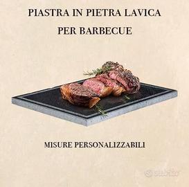 Piastra in Pietra Lavica per Barbecue