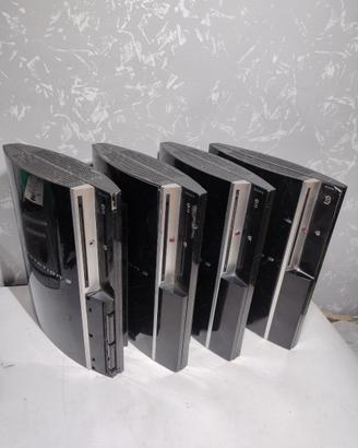 Lotto di 4 Playstation 3 Fat non funzionanti