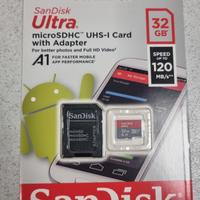 Sandisk Ultra 32gb microsdhc con adattatore