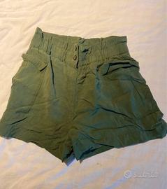 Pantalone corto  verde militare taglia XL