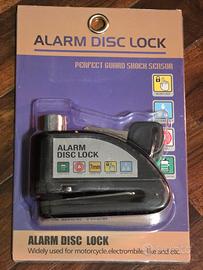 Lucchetto allarme blocco disco antifurto