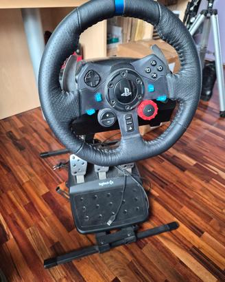 Logitech G29 Driving Force + Pedaliera + Supporto 