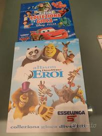 Album Colleziona e Gioca e DreamWorks  Eroi. 