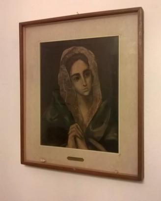 Quadro con riproduzione (da El Greco)