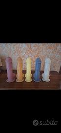 Candele a forma fallica per scherzo divertente