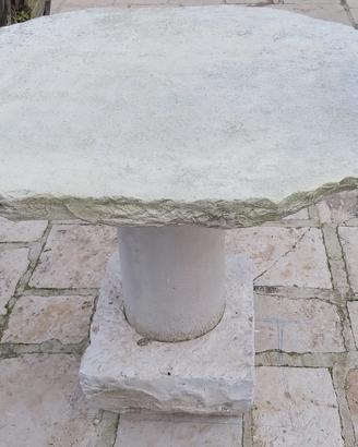 Tavolo antico in pietra massello per giardino