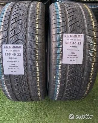 2 gomme 265 40 22 pirelli INV RIF205