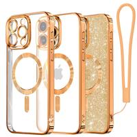 Custodia magnetica per iphone 15pro colore bronzo