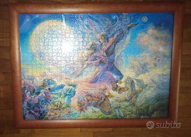 Quadro "Innamorati all'alba" - composizione puzzle