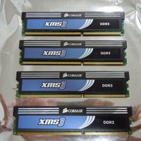 RAM CORSAIR Kit 8 Gb (4x2 Gb) DDR3-10600U -1333MHz
