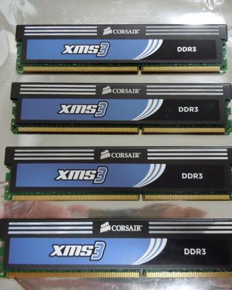 RAM CORSAIR Kit 8 Gb (4x2 Gb) DDR3-10600U -1333MHz