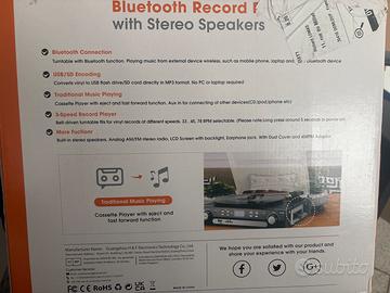Giradischi con ingresso Bluetooth