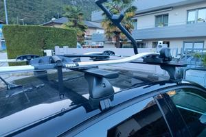 PORTABICI TETTO AUTO THULE PRORIDE Barre portatutt