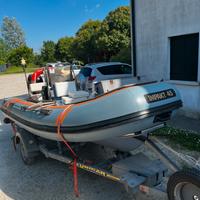 Gommone carrello e motore