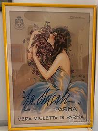 Manifesto pubbl “La Ducale vera violetta di Parma”
