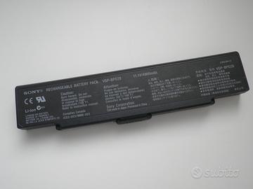 BATTERIA AL LITIO X NOTEBOOK SONY VAIO VGP-BPS2B