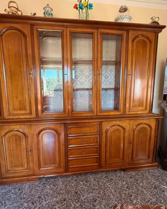 Mobile soggiorno- credenza con vetrina