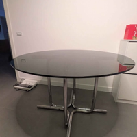 Tavolo rotondo vetro