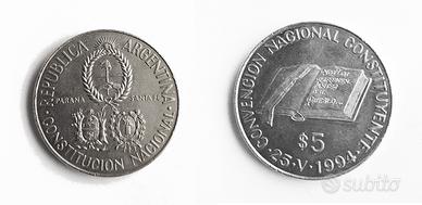 5 pesos argentina 1994