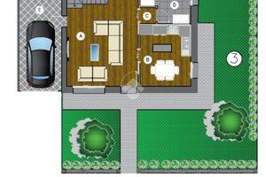 VILLA A SCHIERA A VEZZANO SUL CROSTOLO