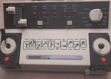 Consolle videogioci soundic anni '70