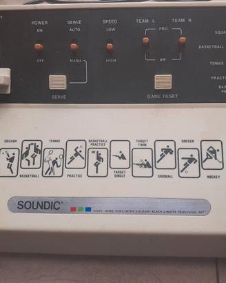 Consolle videogioci soundic anni '70
