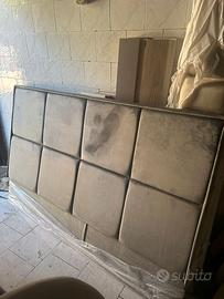 Testata letto modello Duetto / alzata laterale