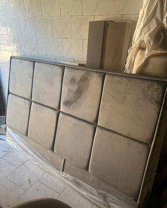 Testata letto modello Duetto / alzata laterale