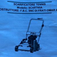 In prestito Scarificatore Tennis con operatore