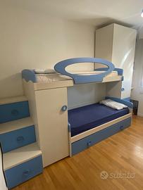 Cameretta Bambini 3 Posti Letto