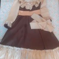 Abito da carnevale (damina) per ragazze di 11/12 a