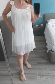 Abito seta bianco 