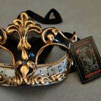 Autentica maschera veneziana con certificato