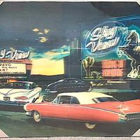 Quadri  Vintage stampa su legno effetto 3D