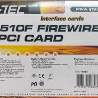 FIREWIRE PCI CARD 3 PORTE Modello 510F