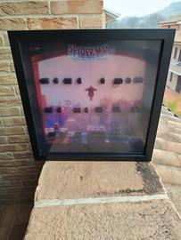 lego cornice bianca serie minifigure spiderman  la