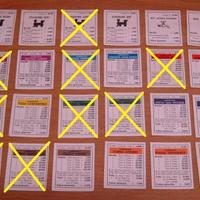 Contratti case alberghi per MONOPOLI ed. anni 60