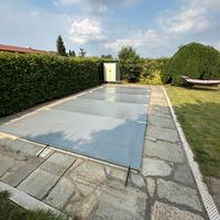 Copertura con barre piscina