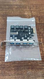 Scheda PCI-E 4 porte a USB 3.0 IDEAPRO