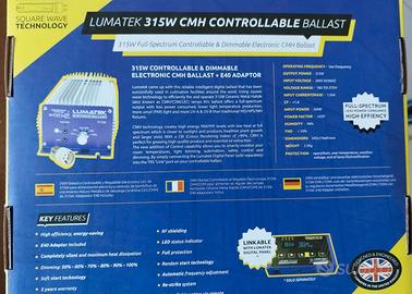 Ballast elettronico alimentatore Lumatek