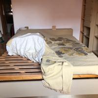 Letto completo di rete + comodini