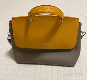 Borsa Campo Marzio Petite Bri Bri tortora e senape