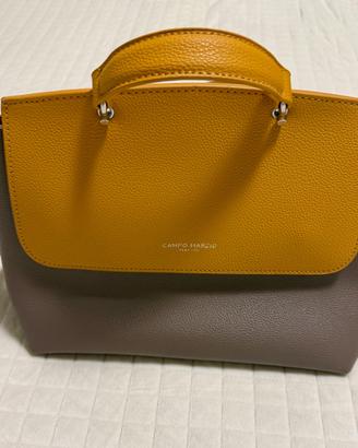 Borsa Campo Marzio Petite Bri Bri tortora e senape