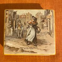 Scatola portagioie in ceramica Staffordshire