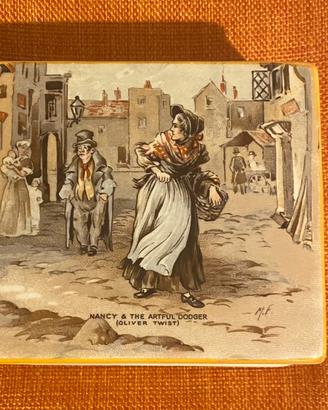 Scatola portagioie in ceramica Staffordshire