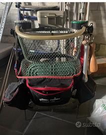 Carrello porta trote da pesca