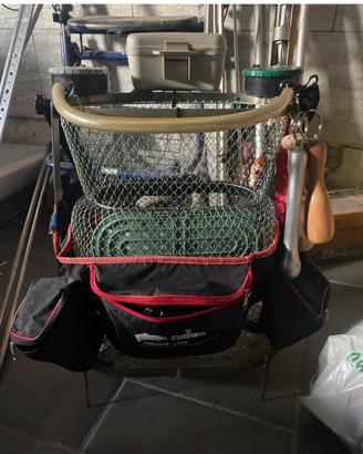 Carrello porta trote da pesca