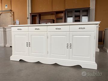 Credenza in legno nuova bianca